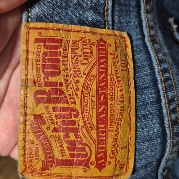 Lucky Brand Women's Straight Leg Blue Jeans - Picture 3 of 4